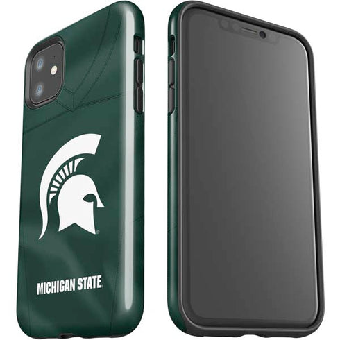 Michigan State University Green Jersey iPhone 11 Impact Case