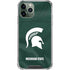 Michigan State University Green Jersey iPhone 11 Pro Max Clear Case