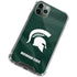 Michigan State University Green Jersey iPhone 11 Pro Max Clear Case