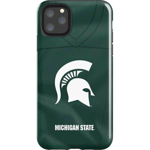 Michigan State University Green Jersey iPhone 11 Pro Max Impact Case