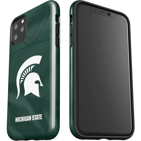 Michigan State University Green Jersey iPhone 11 Pro Max Impact Case