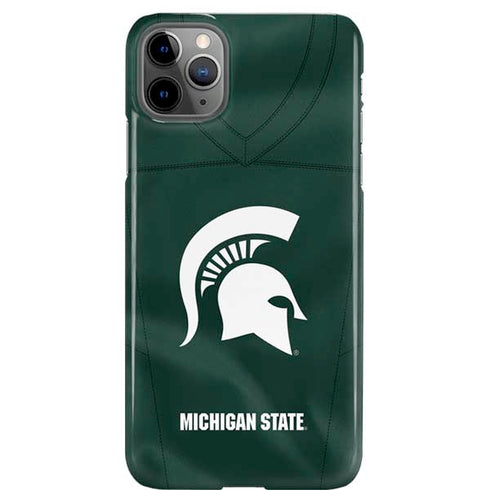 Michigan State University Green Jersey iPhone 11 Pro Max Lite Case
