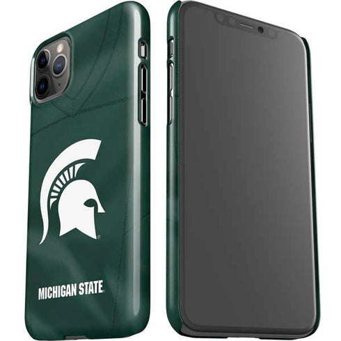 Michigan State University Green Jersey iPhone 11 Pro Max Lite Case