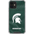 Michigan State University Green Jersey iPhone 12 Clear Case