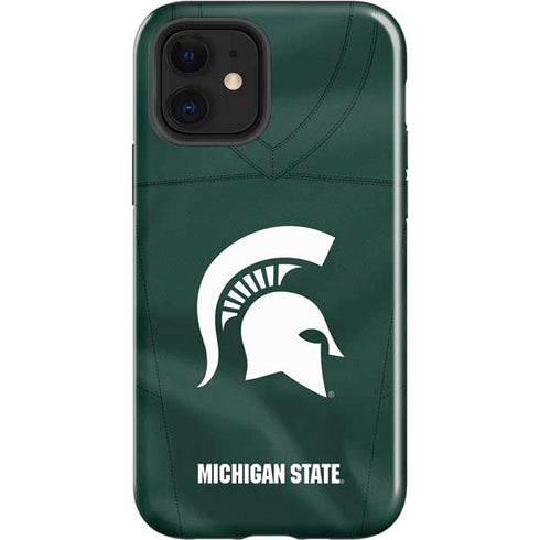 Michigan State University Green Jersey iPhone 12 Impact Case