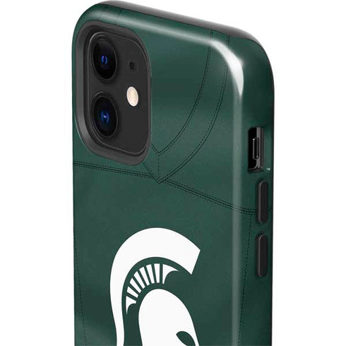 Michigan State University Green Jersey iPhone 12 Impact Case