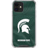 Michigan State University Green Jersey iPhone 12 Mini Clear Case