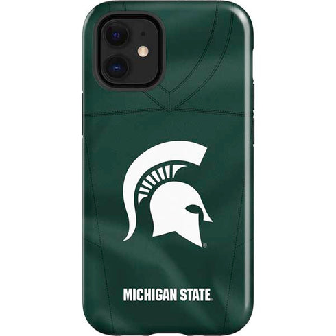 Michigan State University Green Jersey iPhone 12 Mini Impact Case