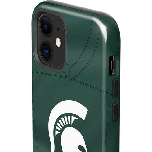Michigan State University Green Jersey iPhone 12 Mini Impact Case