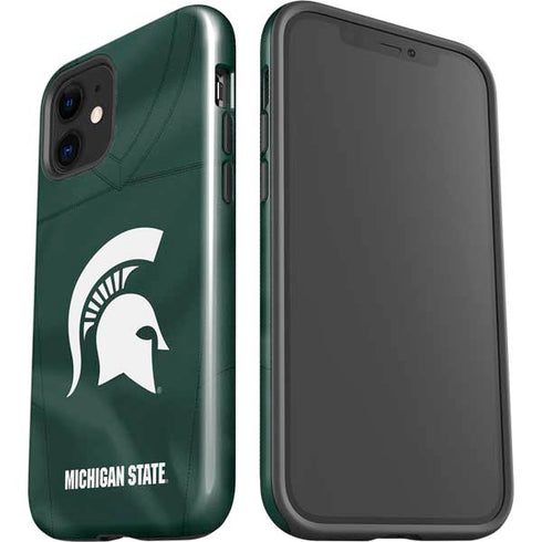 Michigan State University Green Jersey iPhone 12 Mini Impact Case