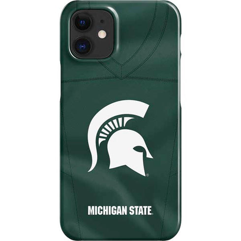 Michigan State University Green Jersey iPhone 12 Mini Lite Case