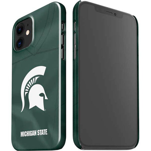 Michigan State University Green Jersey iPhone 12 Mini Lite Case