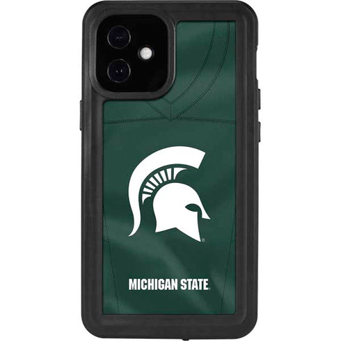 Michigan State University Green Jersey iPhone 12 Mini Waterproof Case