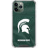 Michigan State University Green Jersey iPhone 12 Pro Clear Case