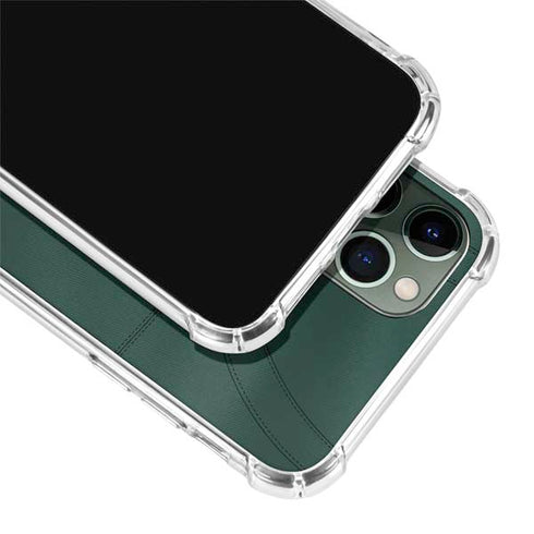 Michigan State University Green Jersey iPhone 12 Pro Clear Case