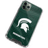 Michigan State University Green Jersey iPhone 12 Pro Clear Case