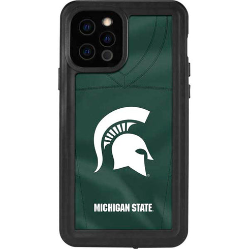 Michigan State University Green Jersey iPhone 12 Pro Waterproof Case