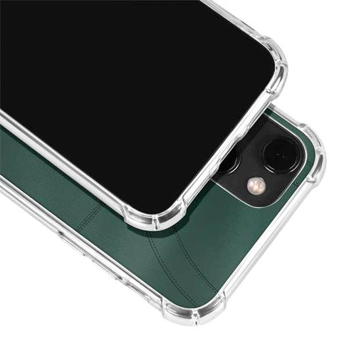 Michigan State University Green Jersey iPhone 13 Clear Case