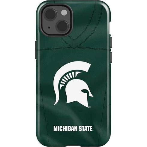 Michigan State University Green Jersey iPhone 13 Impact Case