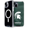 Michigan State University Green Jersey iPhone 13 MagSafe Case