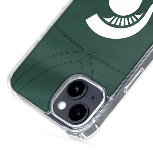 Michigan State University Green Jersey iPhone 13 MagSafe Case