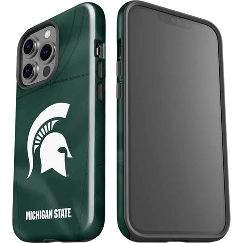 Michigan State University Green Jersey iPhone 13 Pro Impact Case