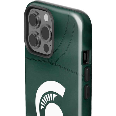 Michigan State University Green Jersey iPhone 13 Pro Max Impact Case