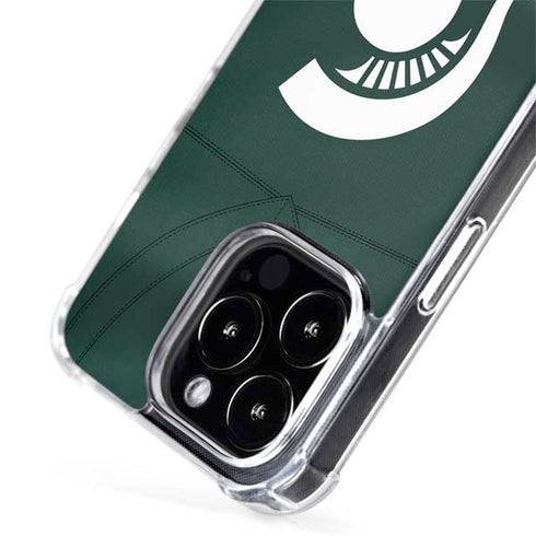 Michigan State University Green Jersey iPhone 13 Pro Max MagSafe Case