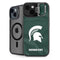Michigan State University Green Jersey iPhone 14 Plus Kickstand Case