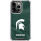 Michigan State University Green Jersey iPhone 14 Pro Clear Case