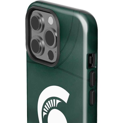 Michigan State University Green Jersey iPhone 14 Pro Impact Case