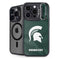 Michigan State University Green Jersey iPhone 14 Pro Kickstand Case