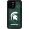 Michigan State University Green Jersey iPhone 14 Pro Max Waterproof Case