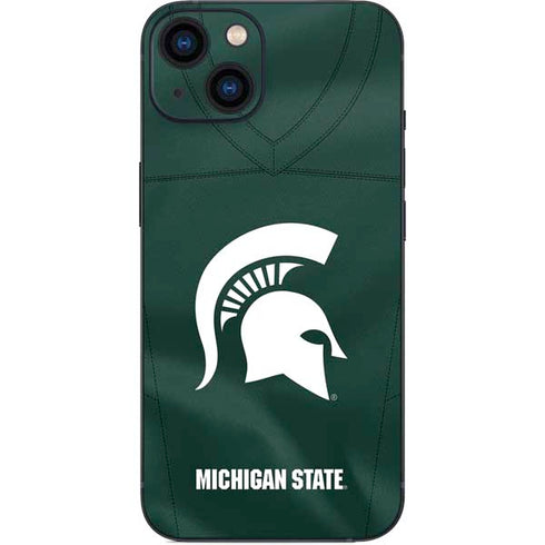 Michigan State University Green Jersey iPhone Skins