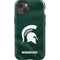 Michigan State University Green Jersey iPhone 15 Plus Impact Case