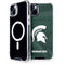 Michigan State University Green Jersey iPhone 15 Plus MagSafe Case