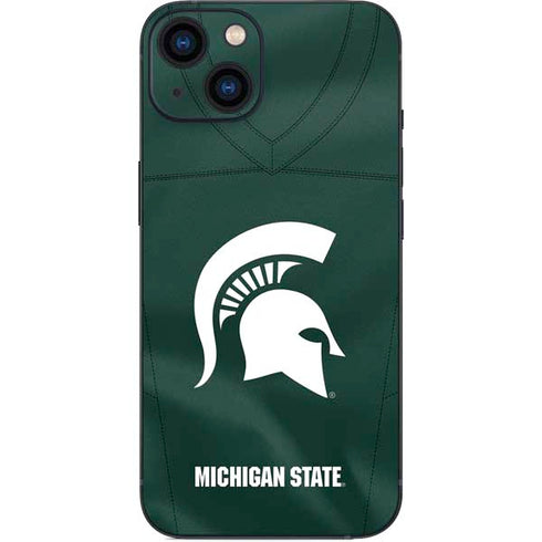 Michigan State University Green Jersey iPhone 15 Plus Skin