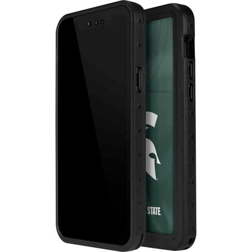 Michigan State University Green Jersey iPhone 15 Plus Waterproof Case