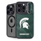 Michigan State University Green Jersey iPhone 15 Pro Kickstand Case