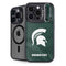 Michigan State University Green Jersey iPhone 15 Pro Kickstand Case