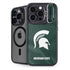 Michigan State University Green Jersey iPhone 15 Pro Kickstand Case