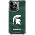 Michigan State University Green Jersey iPhone 15 Pro Max Clear Case