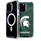 Michigan State University Green Jersey iPhone 15 Pro Max MagSafe Case
