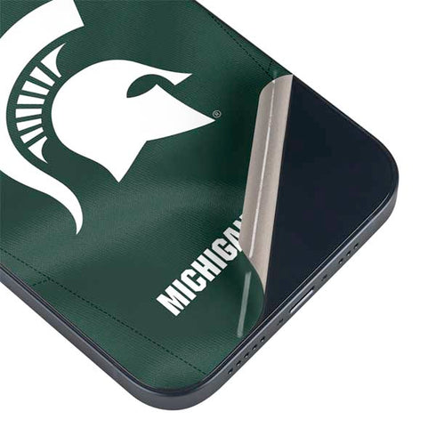 Michigan State University Green Jersey iPhone 15 Skin