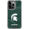 Michigan State University Green Jersey iPhone 16 Pro Clear Case