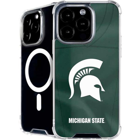 Michigan State University Green Jersey iPhone 16 Pro MagSafe Case