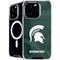 Michigan State University Green Jersey iPhone 16 Pro MagSafe Case