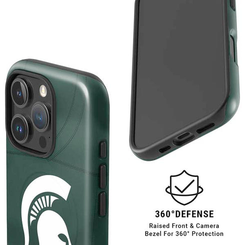 Michigan State University Green Jersey iPhone 16 Pro Magsafe Impact Case