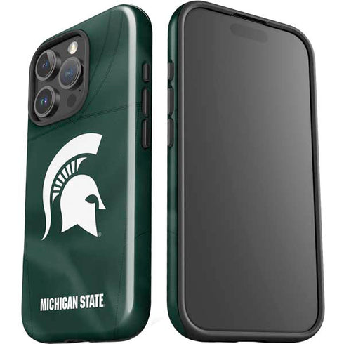 Michigan State University Green Jersey iPhone 16 Pro Max Impact Case