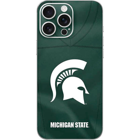Michigan State University Green Jersey iPhone 16 Pro Max Skin